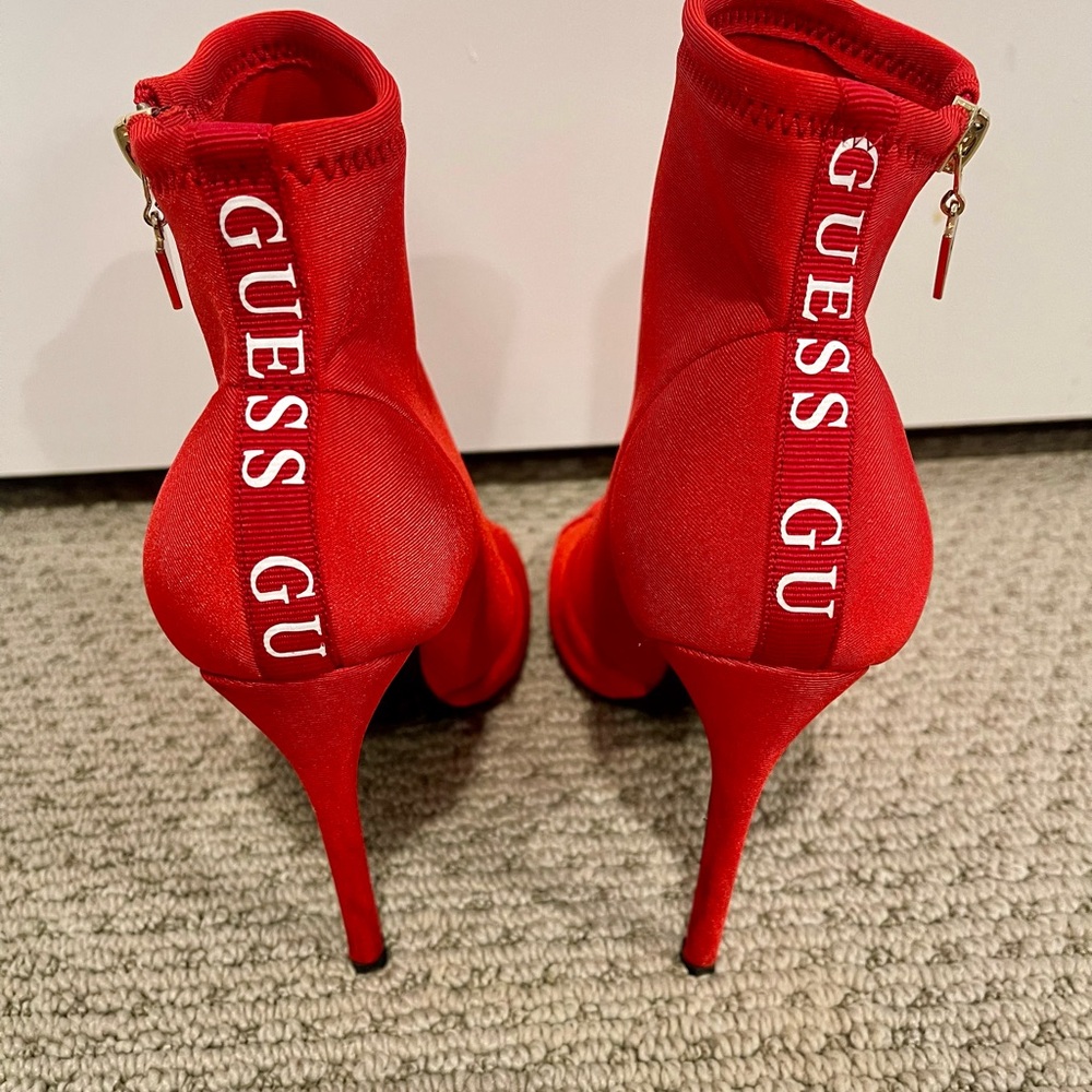 Guess red boots - Picture 3 of 4